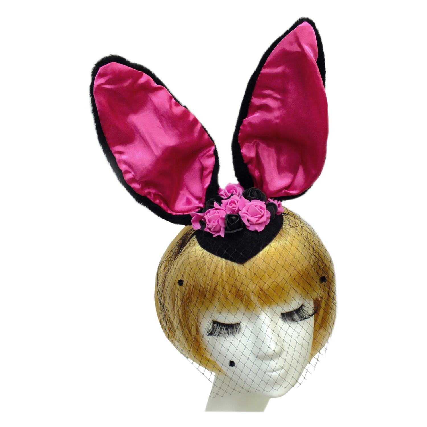 Шляпка Seta Décor Кролик с розами (18-923) Шляпка Seta Décor Кролик с розами (18-923)