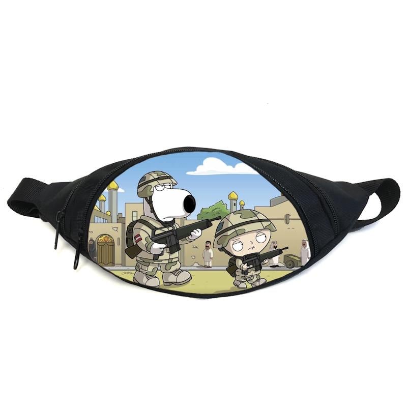Поясна сумка-бананка Грифіни GB-Family Guy 019 Чорний (2199353979)