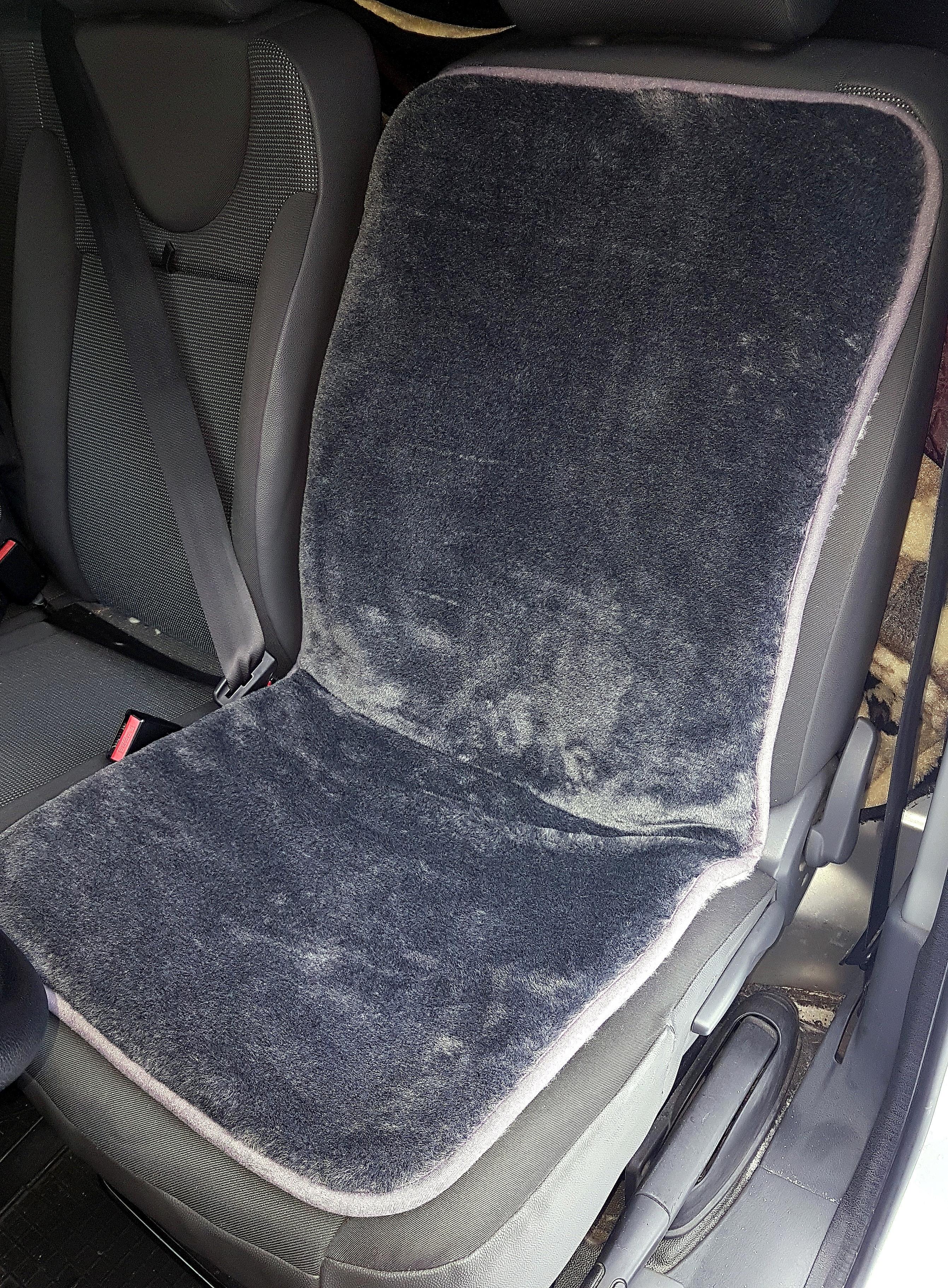 Накидка на сиденье автомобиля из овчины Sheepskin эко-шерсть 1 шт. Серый (354) Накидка на сиденье автомобиля из овчины Sheepskin эко-шерсть 1 шт. Серый (354)