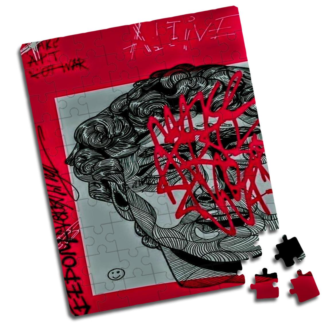 Пазл Арт №63 Бюст A4 80 элементов (pazlA4-212)