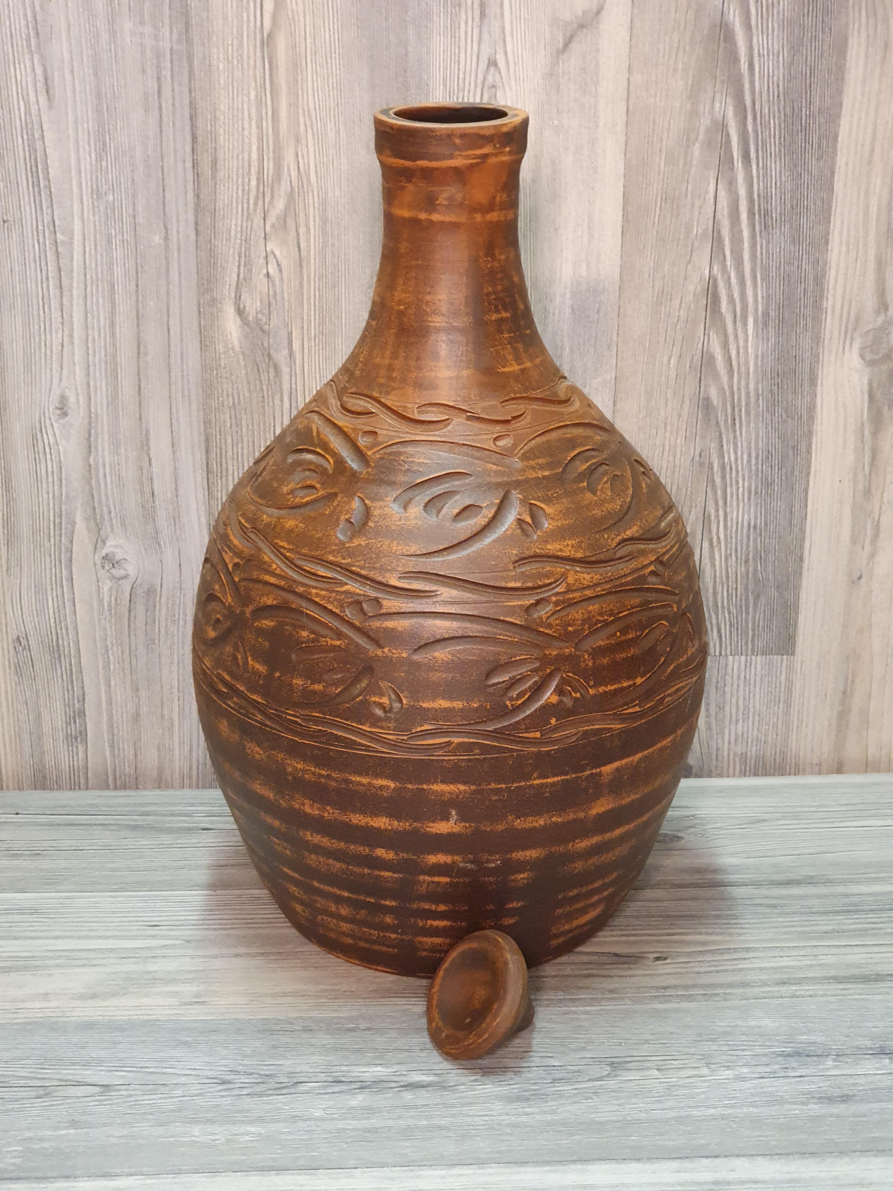 Штоф из красной глины (5086) - фото 4 Штоф из красной глины (5086) - фото 4