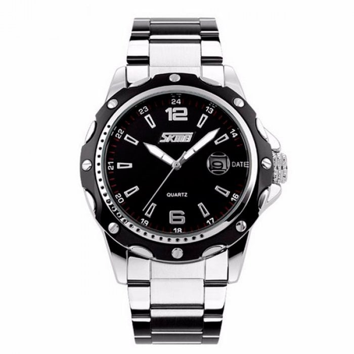 Часы наручные мужские Skmei Robby Steel Silver (0992S)