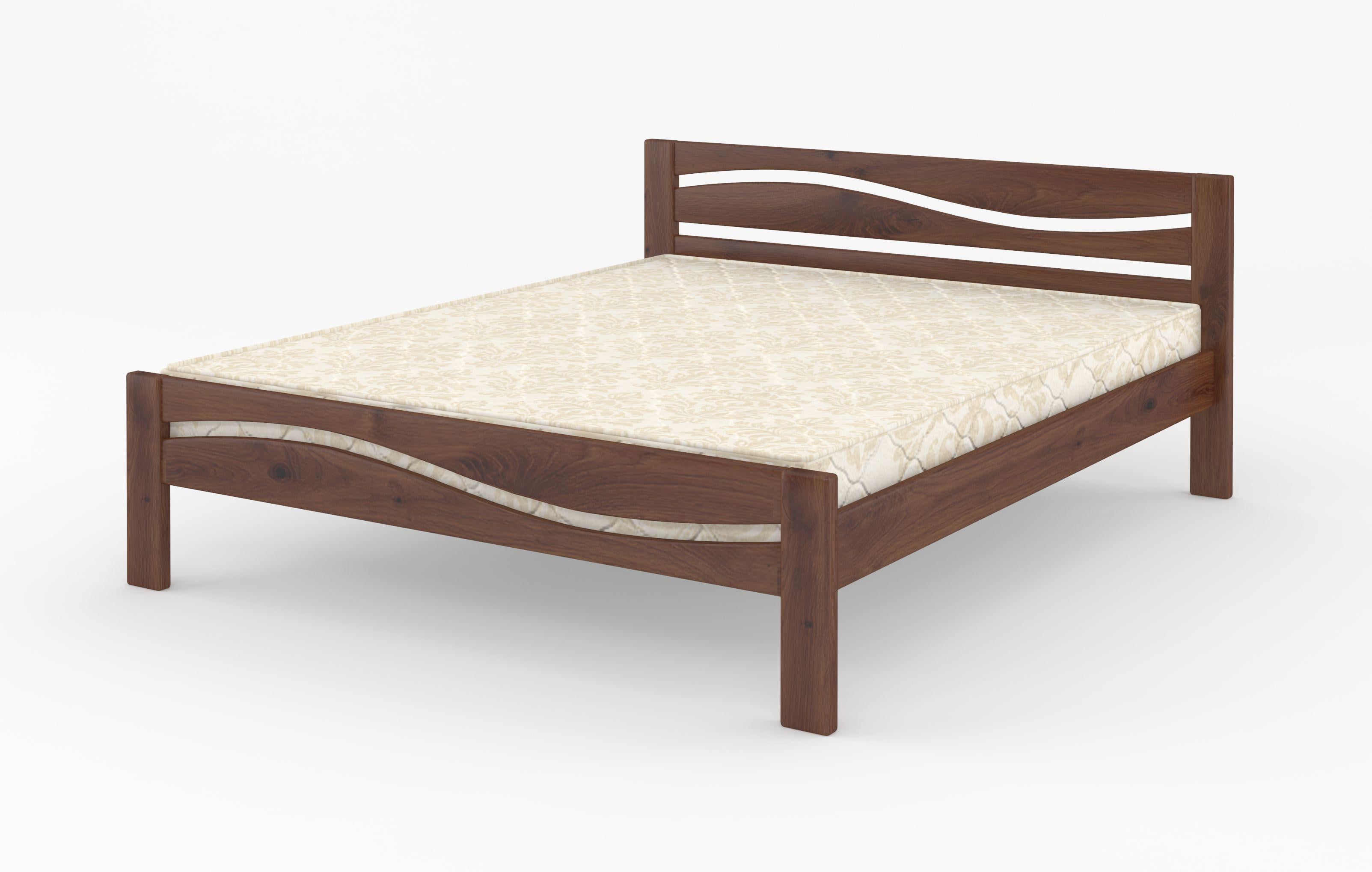 Ліжко полуторне дерев'яне Mebigrand Неаполь 120х200 см Горіх лісовий (MBG-2197) Ліжко полуторне дерев'яне Mebigrand Неаполь 120х200 см Горіх лісовий (MBG-2197)