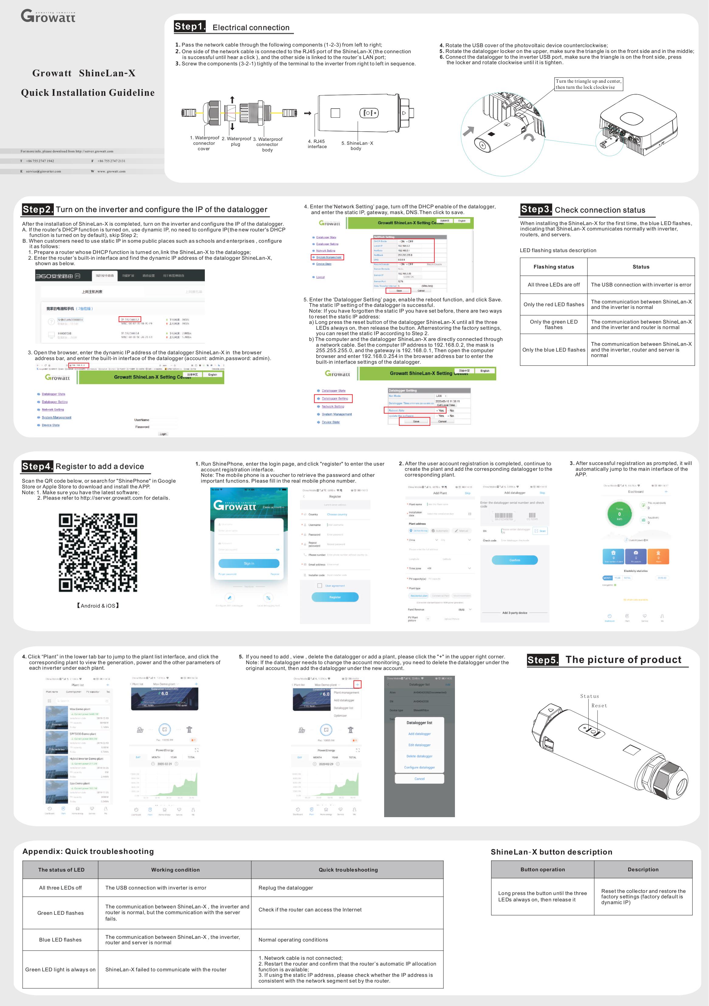 Коммуникационный модуль Growatt Shine WiLAN-X2 (2a706adc) - фото 2 Коммуникационный модуль Growatt Shine WiLAN-X2 (2a706adc) - фото 2