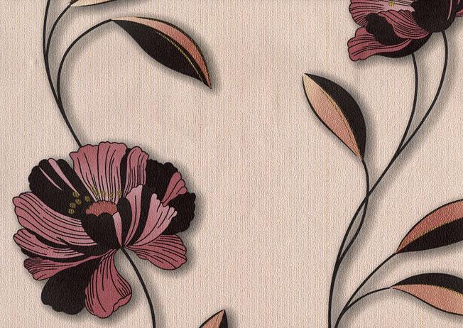 Обои тисненные Эксклюзив Люкс на бумажной основе 0,53х10,05 м Бежевый (044-03)