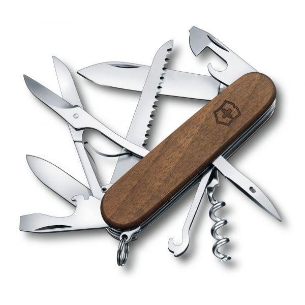 Ніж складаний Victorinox Huntsman дерев'яний корпус 13 функцій (596023)