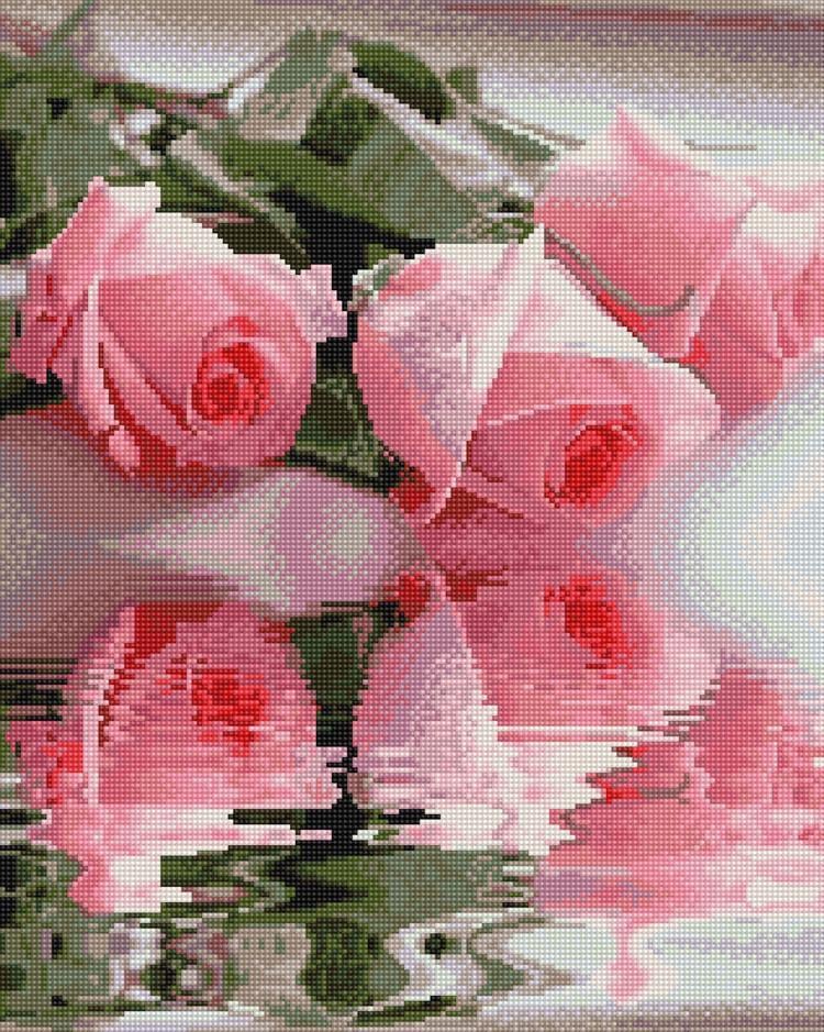 Набор алмазной мозаики ColorArt Розы 40х50 см (SP018)