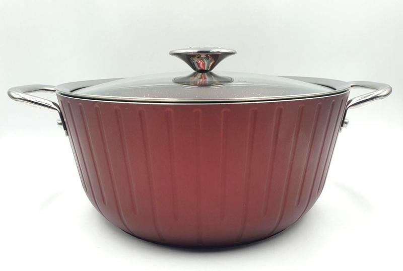 Кастрюля с крышкой OMS 3118 2,5 л Bordo (14387476)
