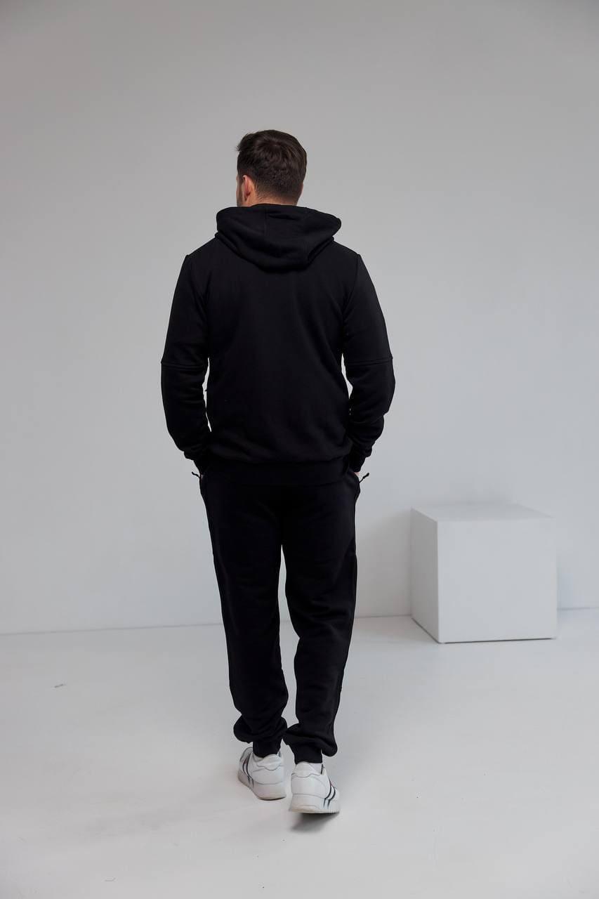 Спортивный мужской костюм М147.3 3-х нитка M Черный (169-1-61) - фото 2