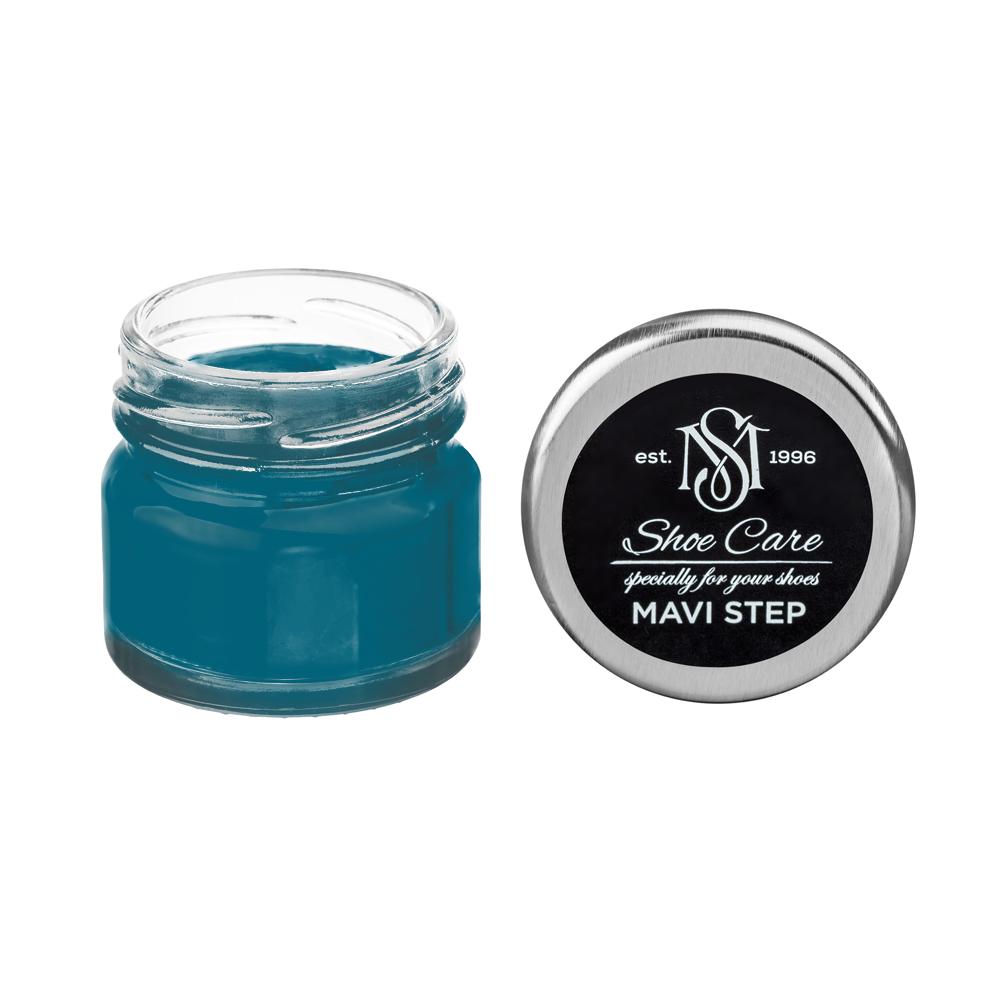 Крем для обуви из кожзама MAVI STEP Custom 25 мл Темно-полынный (4050-B10G) - фото 1