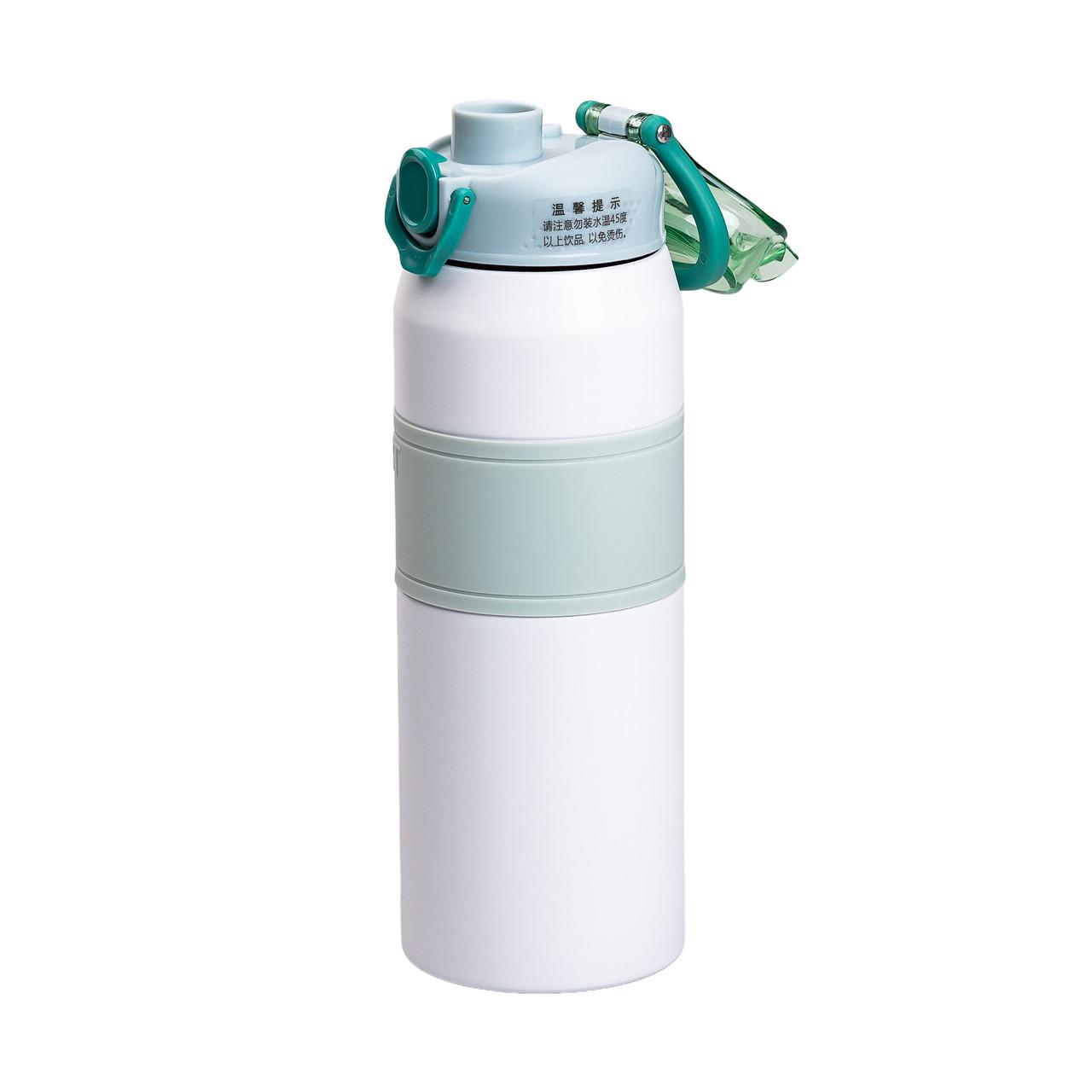 Термос нержавеющая сталь с мундшт.ом 0,8 л Мятный (5435) - фото 3 Термос нержавеющая сталь с мундшт.ом 0,8 л Мятный (5435) - фото 3