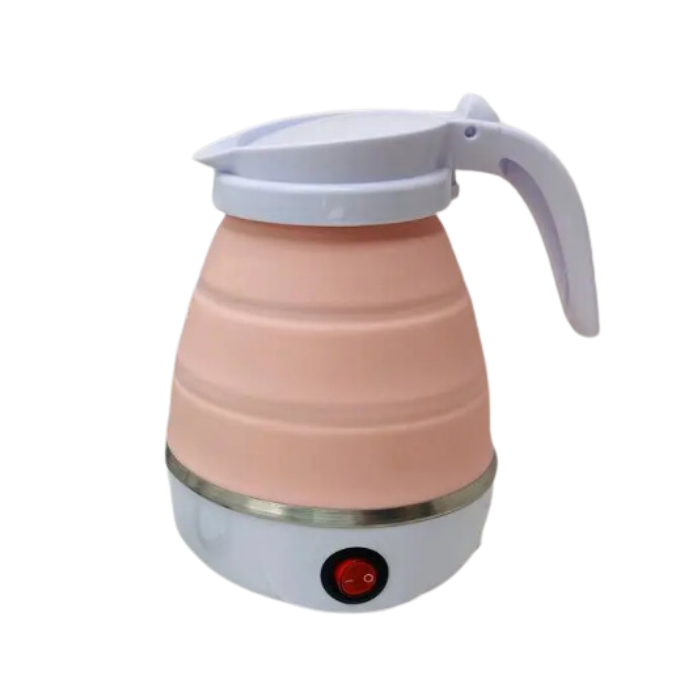 Электрочайник складной Electric Kettle EK-2354 силиконовый туристический Розовый (15450647) - фото 1