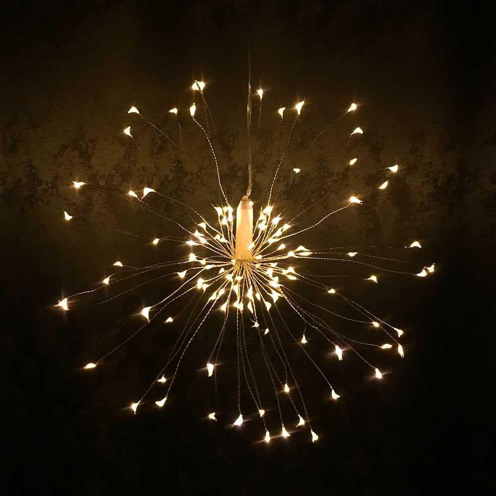 Гірлянда Alphatrade Феєрверк бахрома 3 м 110 LED 5 пучків Теплий білий