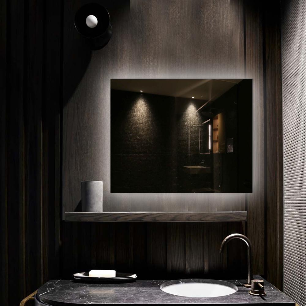 Зеркало с контурной LED подсветкой 900х700 мм (K-004)