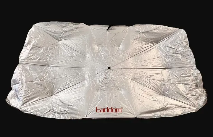 Зонт на лобовое стекло автомобиля Earldom ET-U1 солнцезащитная 130х142х75 см - фото 5