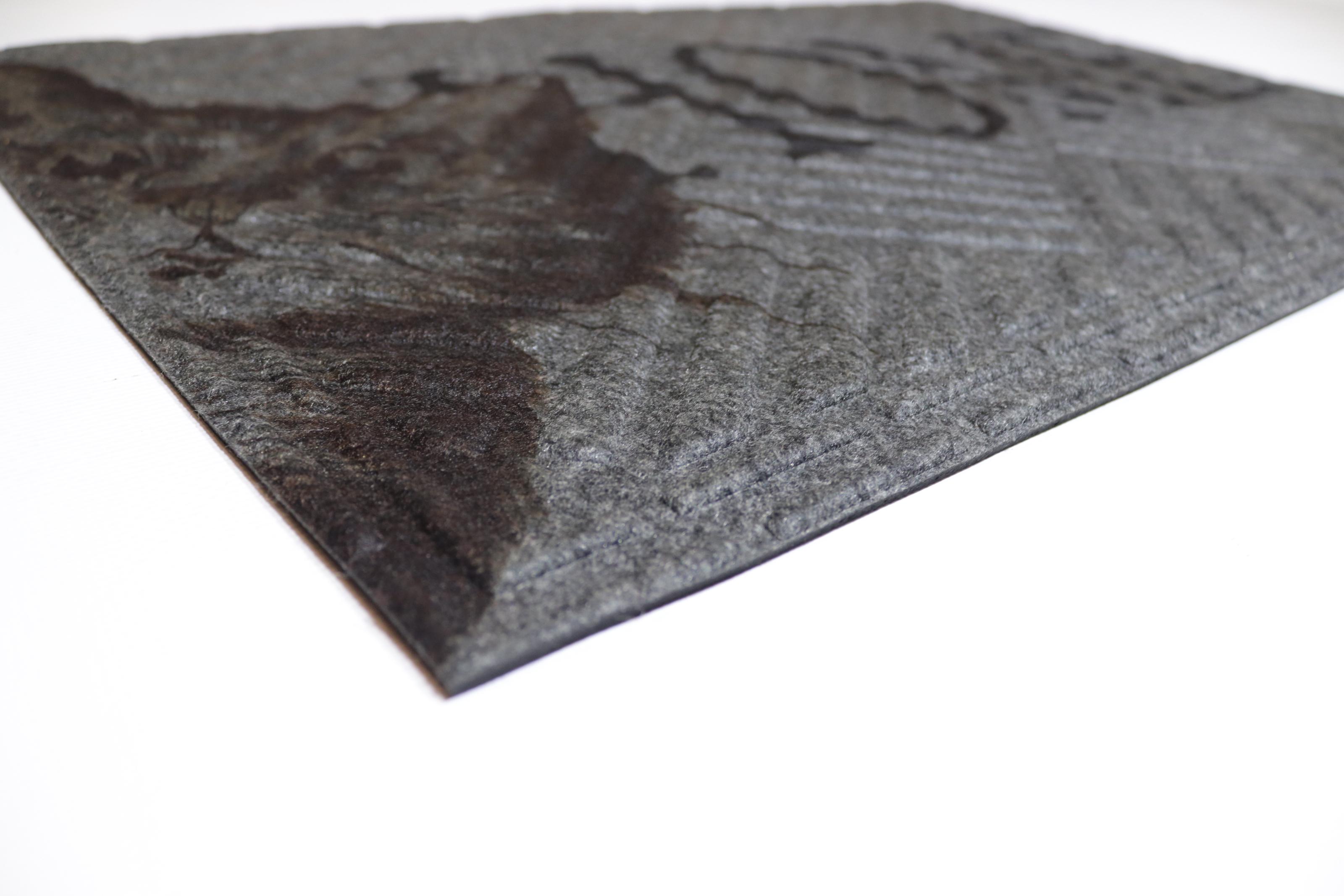 Коврик бытовой текстильный на резиновой основе (К-501-1-М1) - фото 3