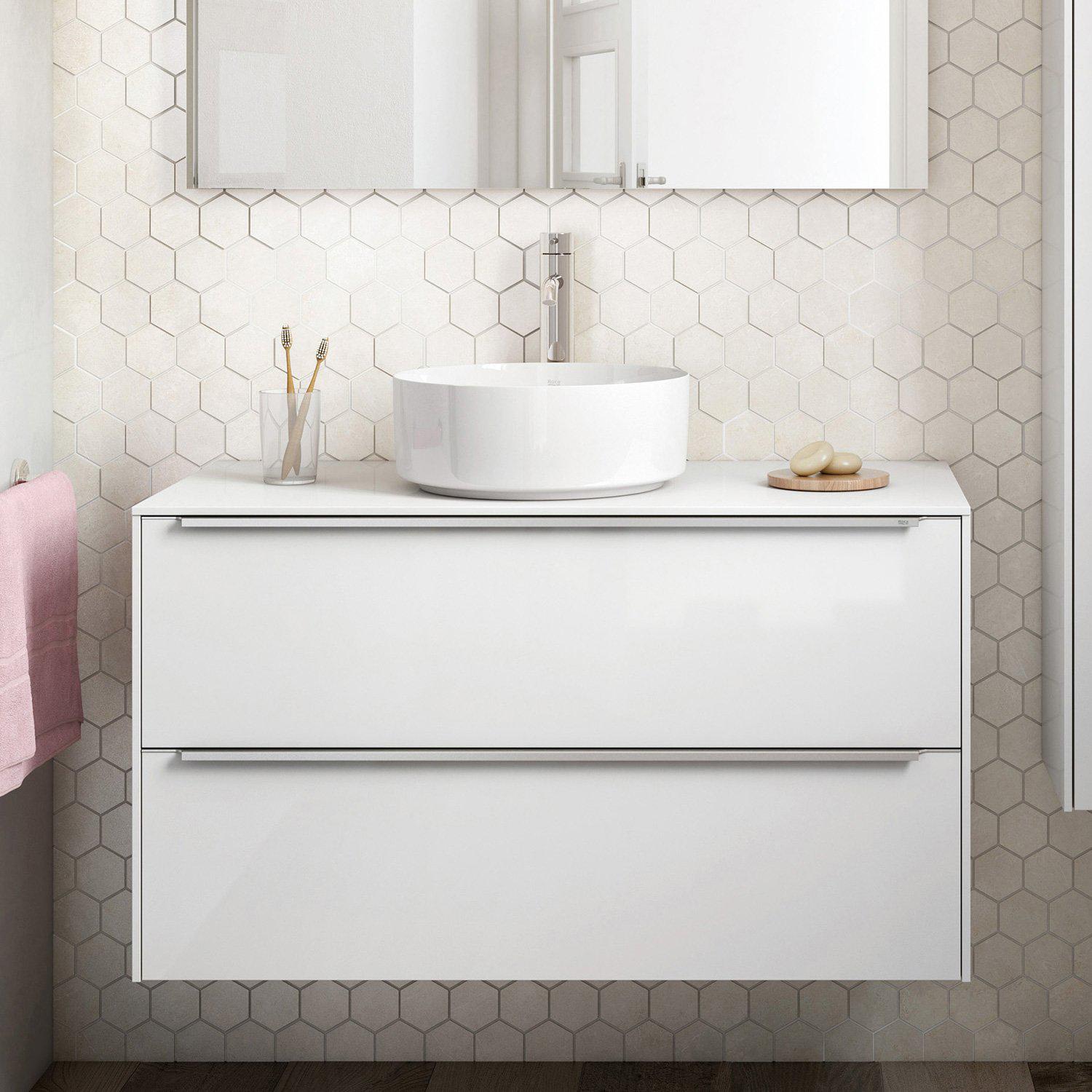 Умывальник накладной ROCA INSPIRA A327523000 370x370x140 мм Белый (132682) - фото 5 Умывальник накладной ROCA INSPIRA A327523000 370x370x140 мм Белый (132682) - фото 5