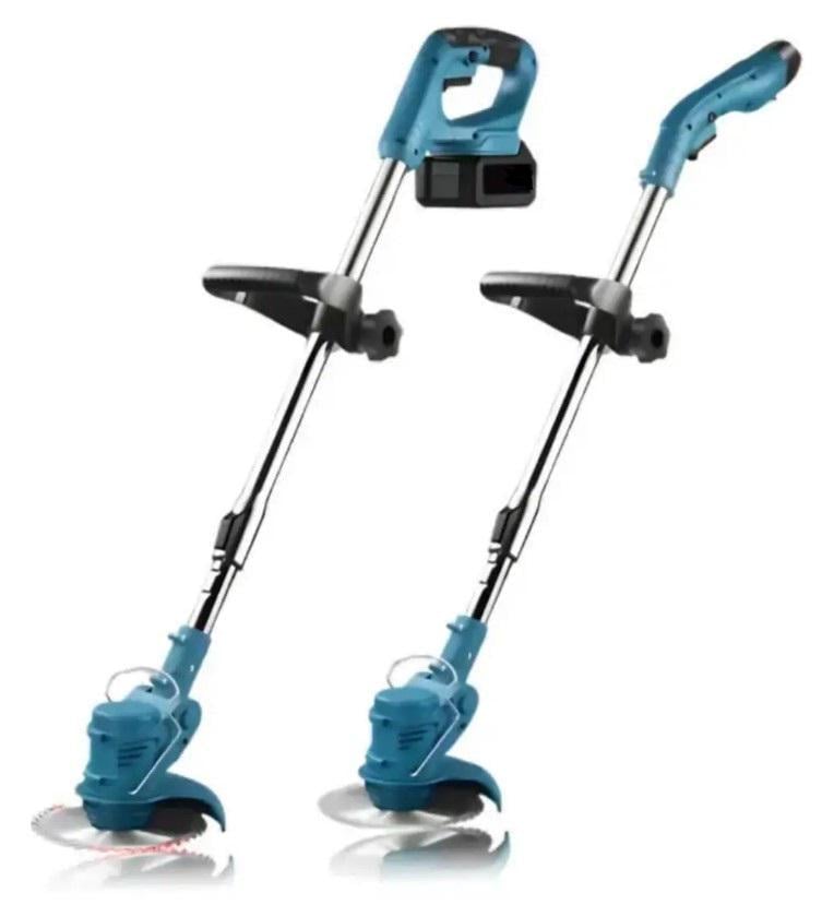 Газонокосилка аккумуляторная 2 аккумулятора 750 Вт 2000 мАч Синий (2104618657) - фото 7