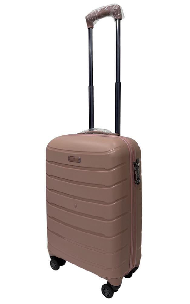 Чемодан Snowball 61303 S Розовое золото (31706814)