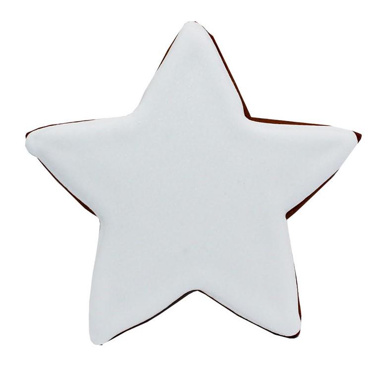 Пряник с индивидуальной печатью Крафт печиво Звезда 10х10 см 40 г