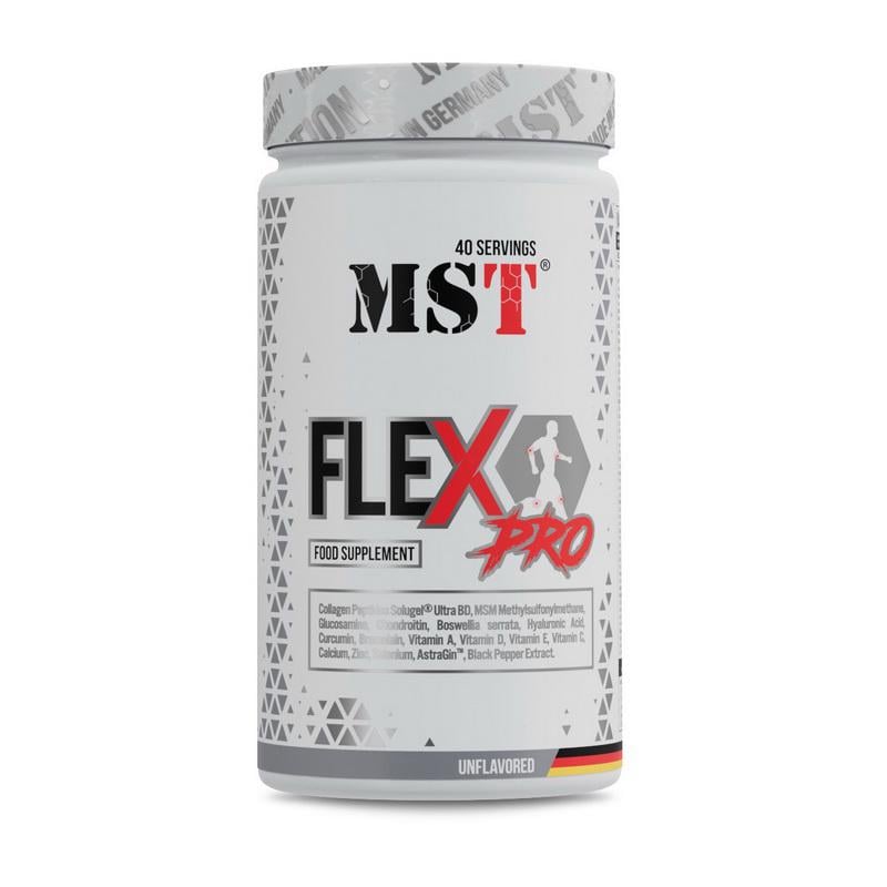 Хондропротектор MST FleX Pro глюкозамин хондроитин и MSM 600 г Без вкуса