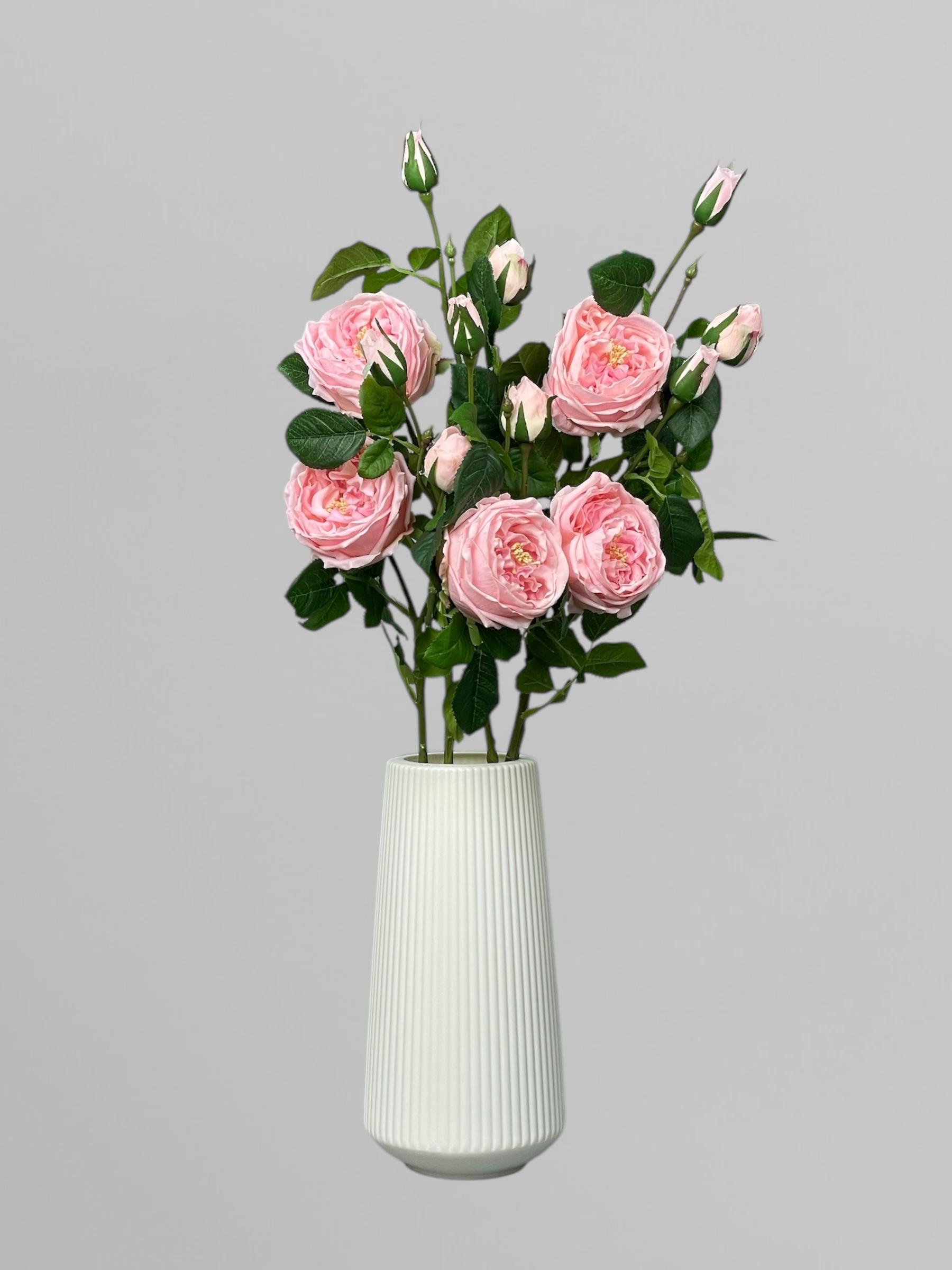 Искусственная английская роза Дэвида Остина 72 см Розовый (К02036) - фото 3 Искусственная английская роза Дэвида Остина 72 см Розовый (К02036) - фото 3