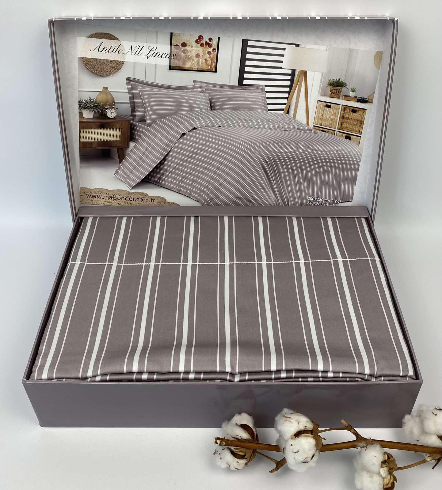 Постельное белье Maison D'or Antik Nil Linens 200х220 см Beige (CN18878)