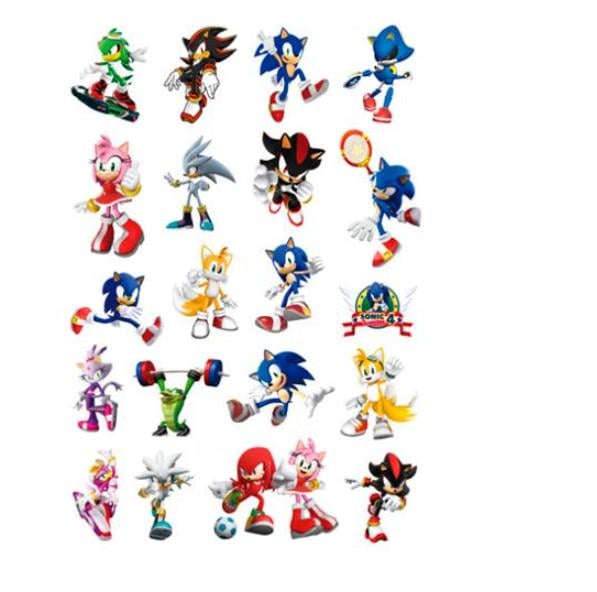 Татуировки светящиеся в темноте Sonic Heroes Tattoo Set (3687)