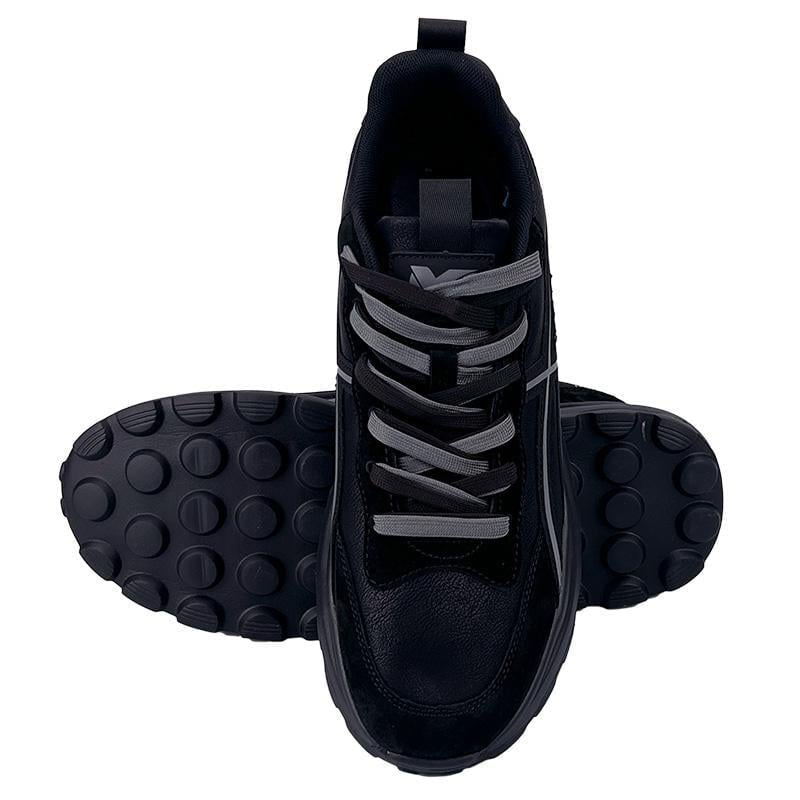 Чоловічі кросівки комбіновані шкіра 106615-1 p. 45 27,5 см Чорний Чоловічі кросівки комбіновані шкіра 106615-1 p. 45 27,5 см Чорний