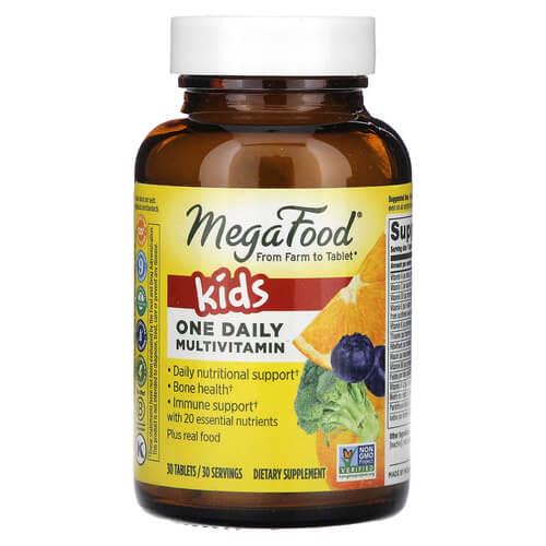 Мультивитамины для детей MegaFood Kids One Daily 30 табл. (MGF-10179)