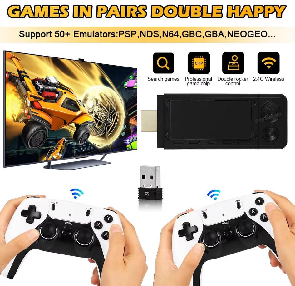 Ігрова ретроконсоль X9 PRO 59000+ ігор з 4 батарейками (1557) - фото 10 Ігрова ретроконсоль X9 PRO 59000+ ігор з 4 батарейками (1557) - фото 10