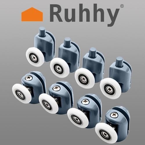 Ролики для душової кабіни Ruhhy 3305 8 шт. (3305) - фото 2 Ролики для душової кабіни Ruhhy 3305 8 шт. (3305) - фото 2