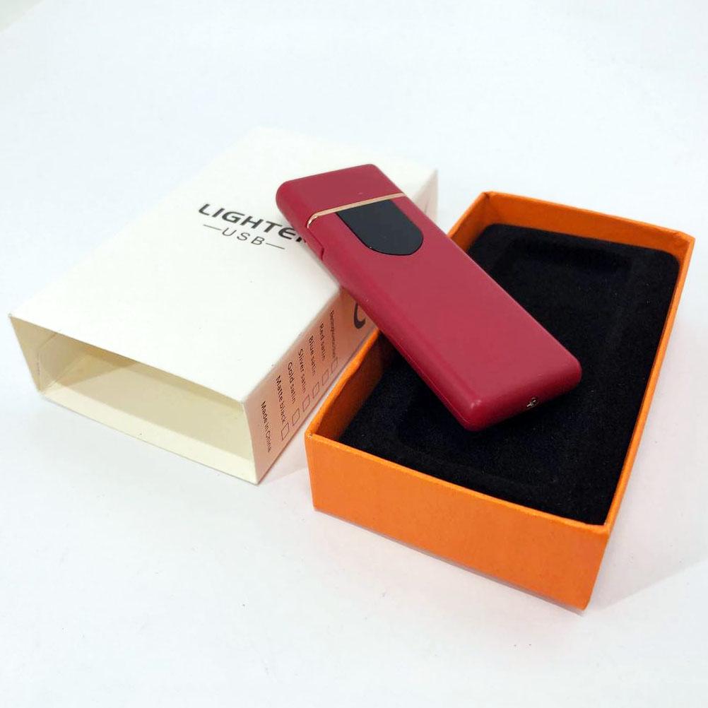 Электроподжигатель USB ZGP ABS сенсорный Красный - фото 7