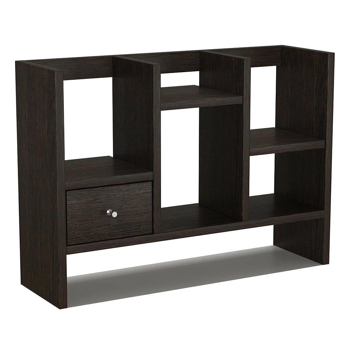 Полка-надстройка настольная из дерева Домира мокко (АКД-009910)