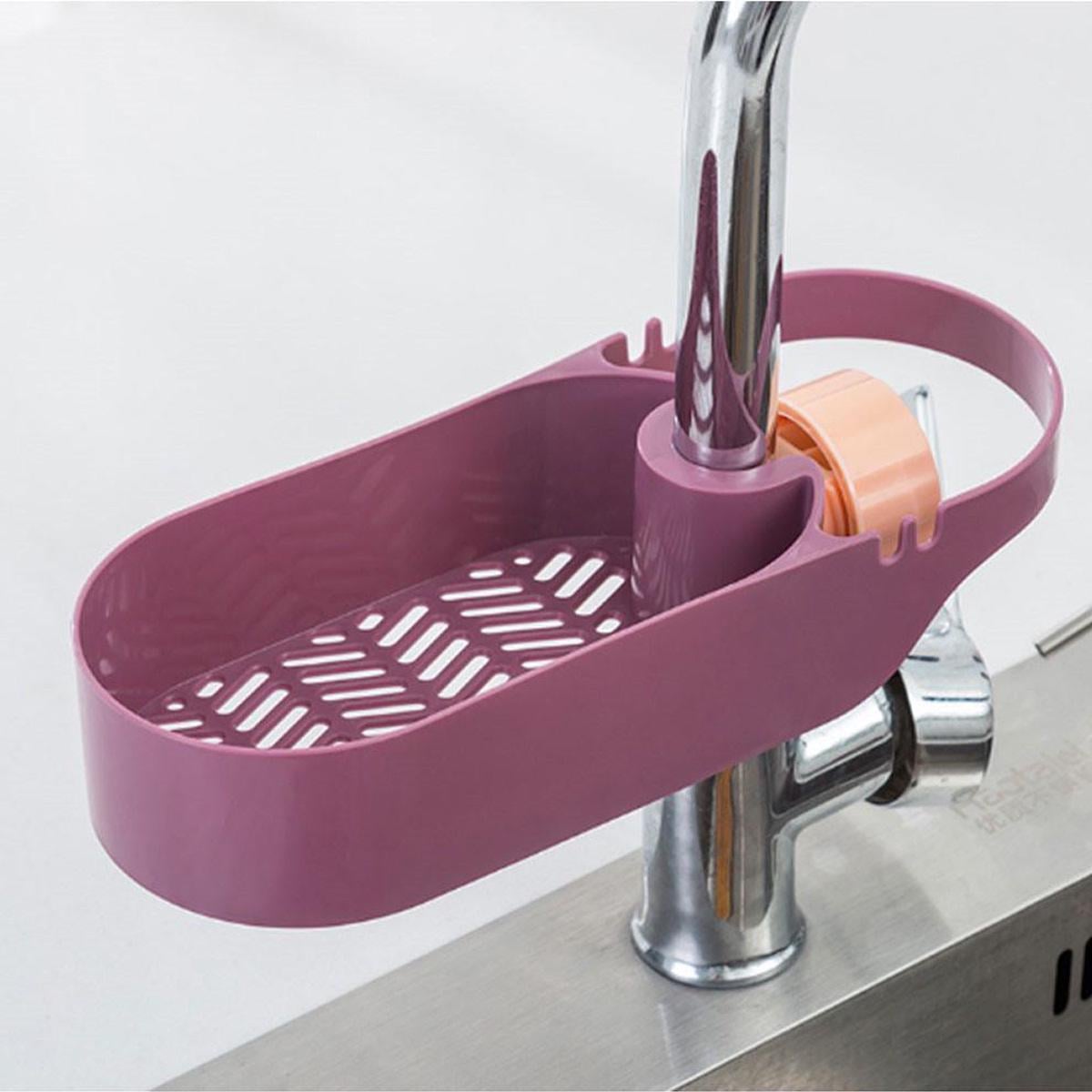 Держатель на кран для мыла губки тряпки Stenson 25х9,5х5 см (TL00154)
