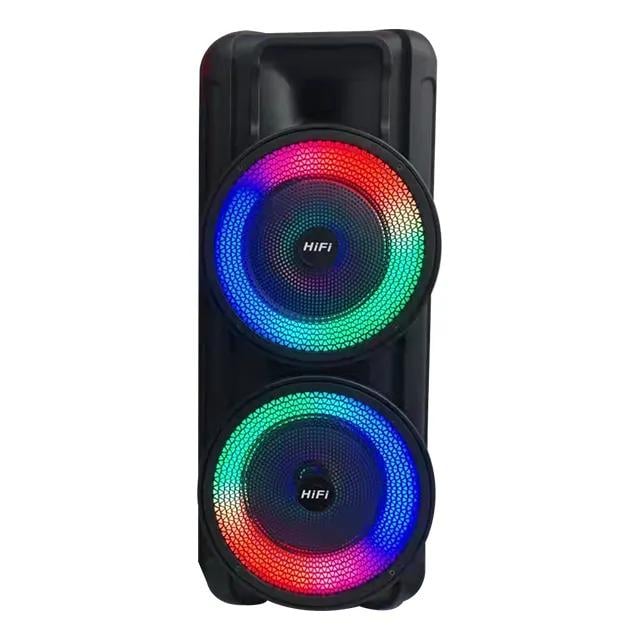 Портативна акустична система Winso RX-RX-8251 RGB з мікрофоном та пультом 2x8" 20 W (9492c92f)