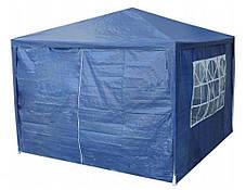 Павільйон садовий AVKO Garden з 4 стінками 3х3 м Синій - фото 3 Павільйон садовий AVKO Garden з 4 стінками 3х3 м Синій - фото 3