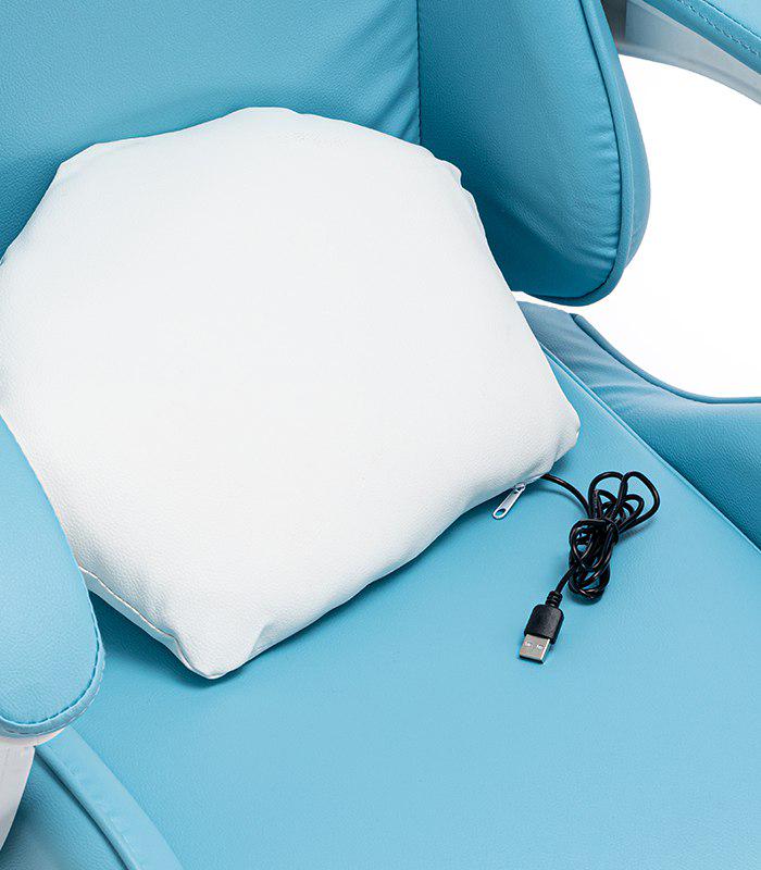 Крісло геймерське дитяче G893 з подушками та підставкою для ніг Синій (24096887) - фото 2 Крісло геймерське дитяче G893 з подушками та підставкою для ніг Синій (24096887) - фото 2