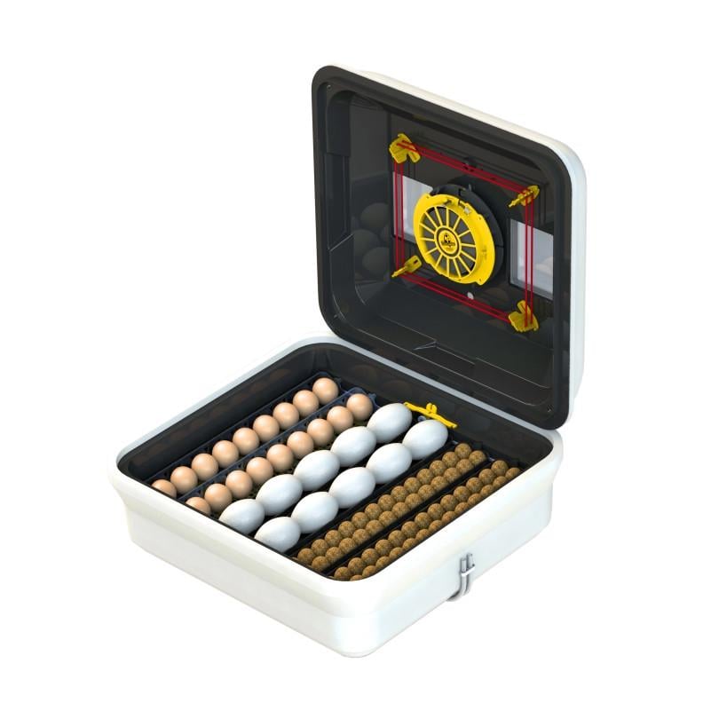 Инкубатор для яиц автоматический Теплуша Евро ИБ-88 220/50 ТАВ ТЕНовый с автоматическим поворотом (2505690036)