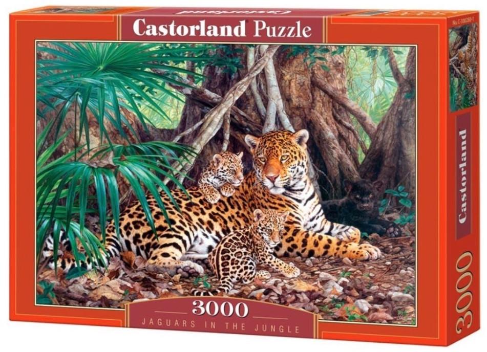 Пазл Castorland Ягуары в джунглях 3000 дет.