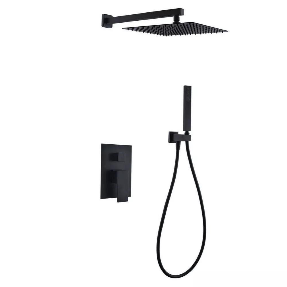 Система душевая встраиваемая Wezer PRO17B-02-BLACK нержавеющая сталь Система душевая встраиваемая Wezer PRO17B-02-BLACK нержавеющая сталь