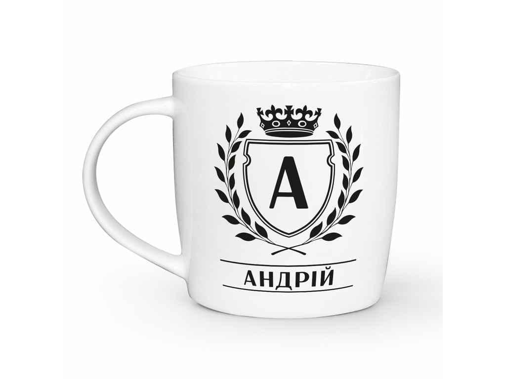 Чашка Kvarta бочка "Андрій" 360 мл (2501)