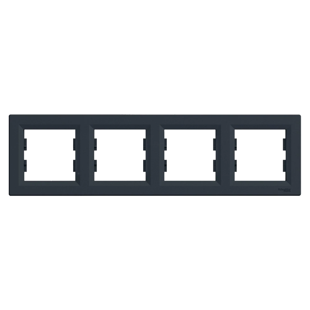 Рамка 4-постова горизонтальна Schneider Electric EPH5800471 Asfora Антрацит (2983439084) Рамка 4-постова горизонтальна Schneider Electric EPH5800471 Asfora Антрацит (2983439084)