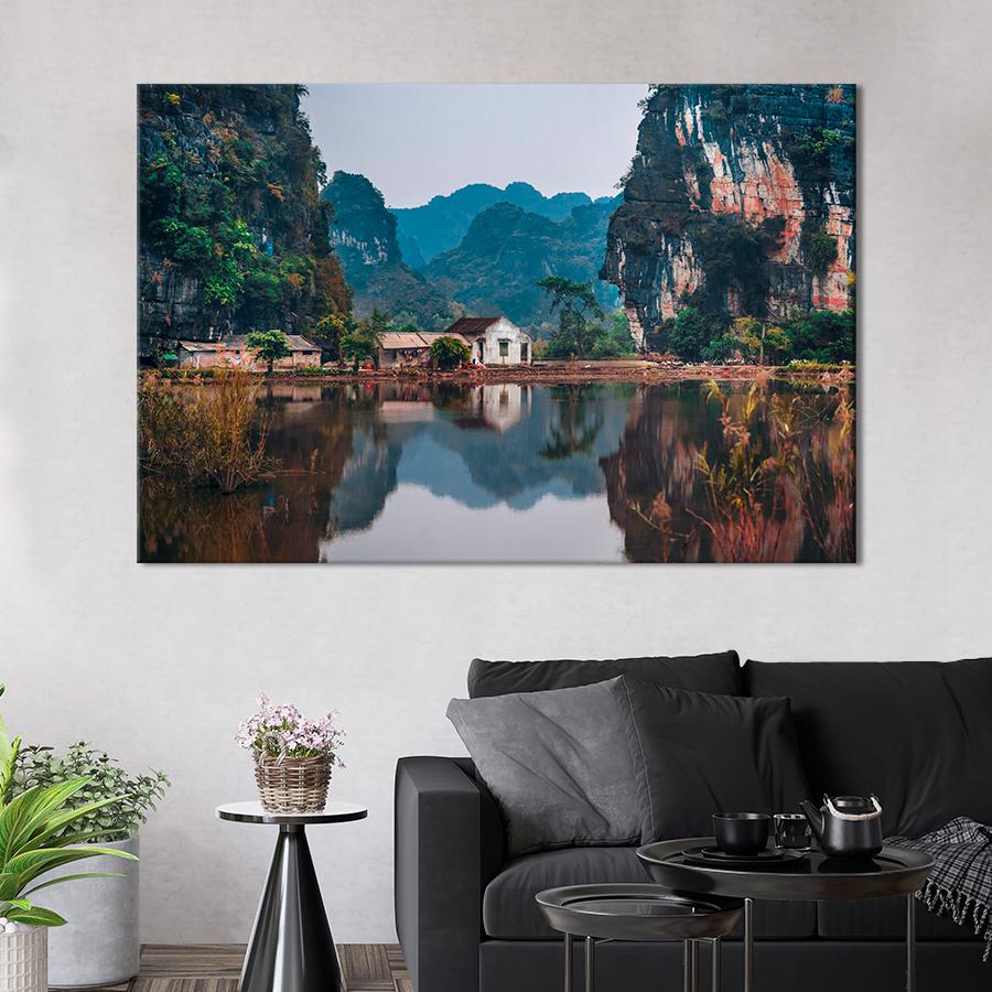 Картина природа Пейзаж во Вьетнаме 120x80 см (A1146-1)
