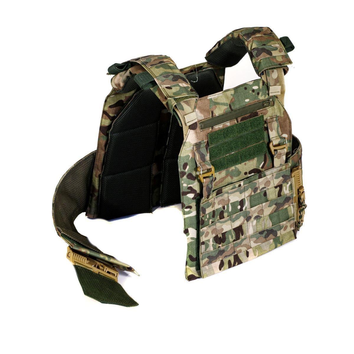 Плитоноска MOLLI NOVA Cordura з подвійним скиданням MultiCam (514)