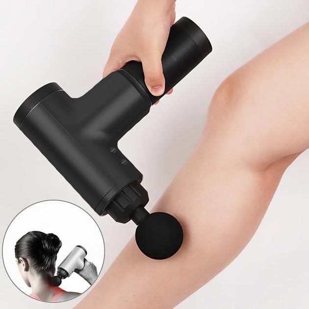 Пистолет массажный Fascial Gun 320 аккумуляторный для всего тела - фото 5