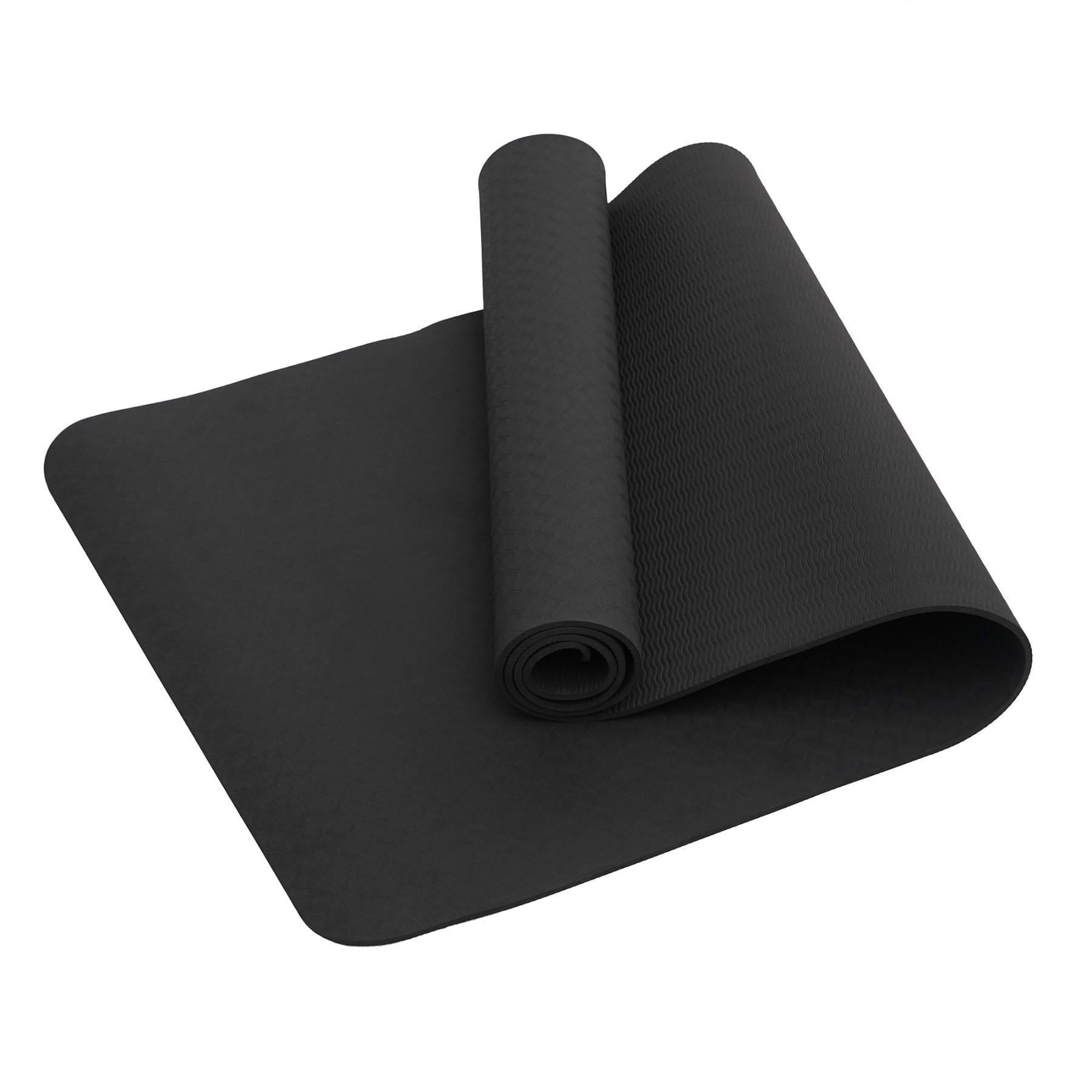 Коврик для фитнеса SportVida TPE SV-EZ0051 183x61x0,4 см Black (47001)