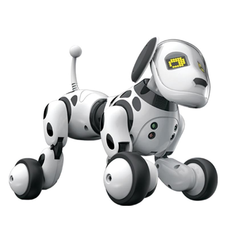 Интерактивная игрушка DIMEI RobotDog робот-собака на радиоуправлении Бело-Черный (SUN1769)