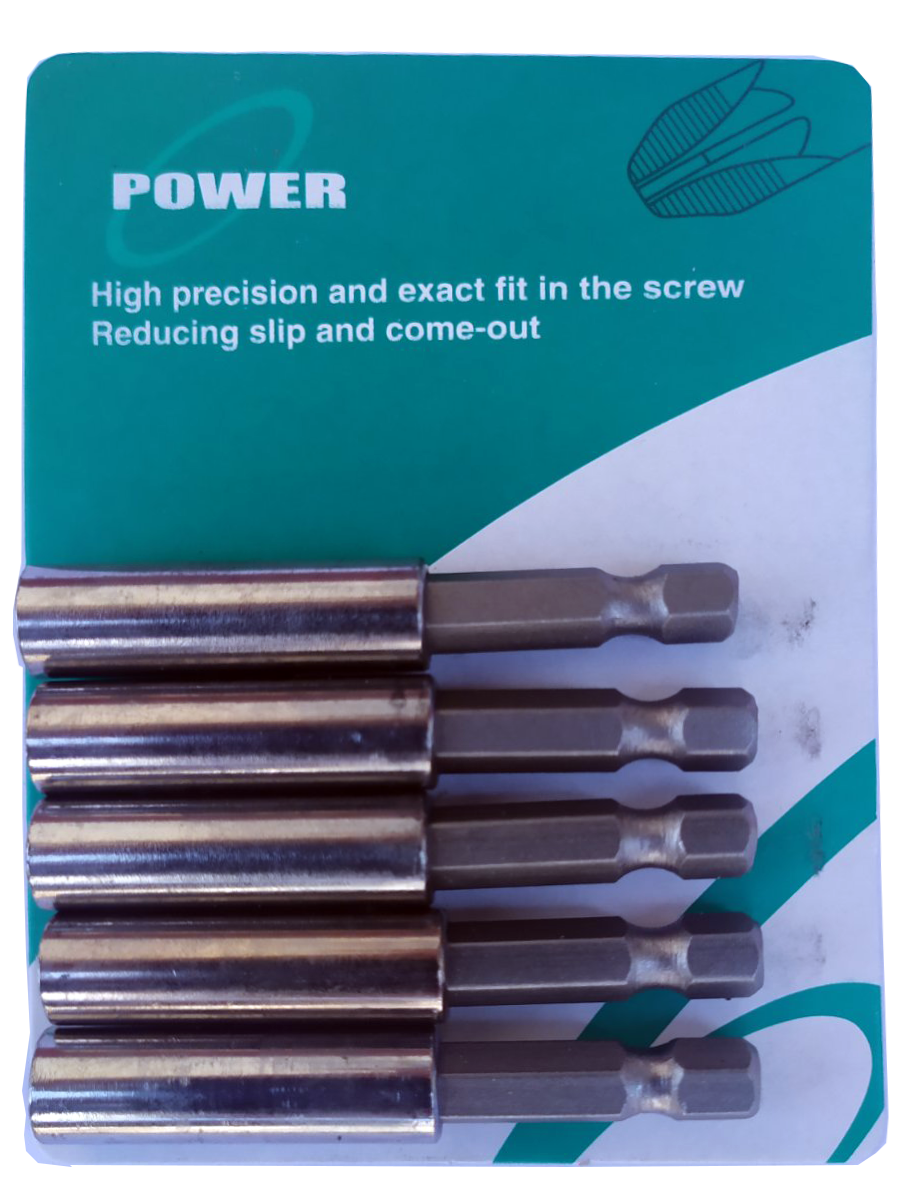 Адаптер магнітний для біт 50 мм 5 шт. (51654)