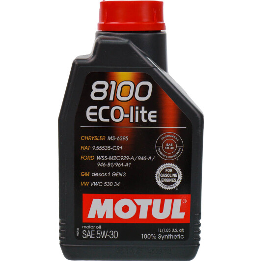 Моторное масло 8100 ECO-LITE 5W-30 1 л (108212)